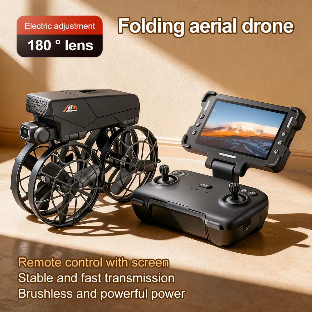Weixin Image_20251202124004_177_4 M8 Brushless Foldable 8K Dual-Camera Optical Flow Drone with Screen Controller - Image 1